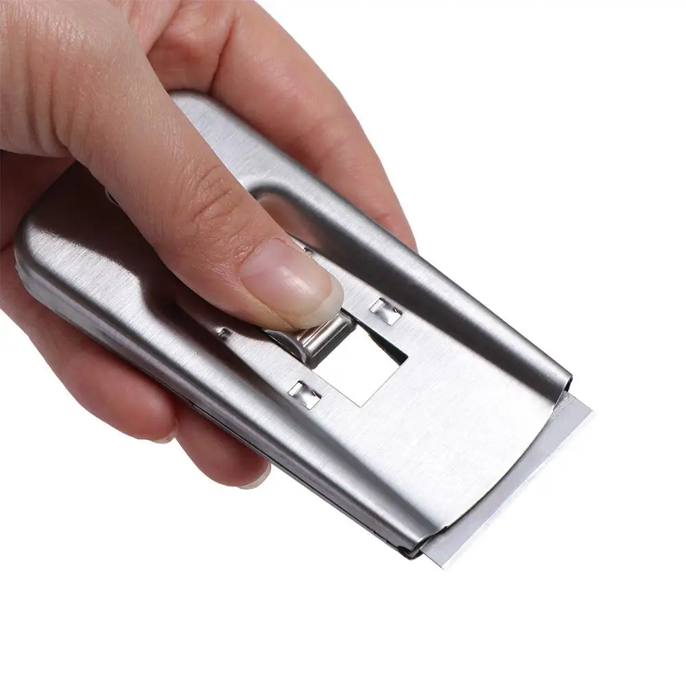 

Handy Plastic Scraper Steel Blade With Blade Car Sticker Remover One-Sided Squeegee SUV