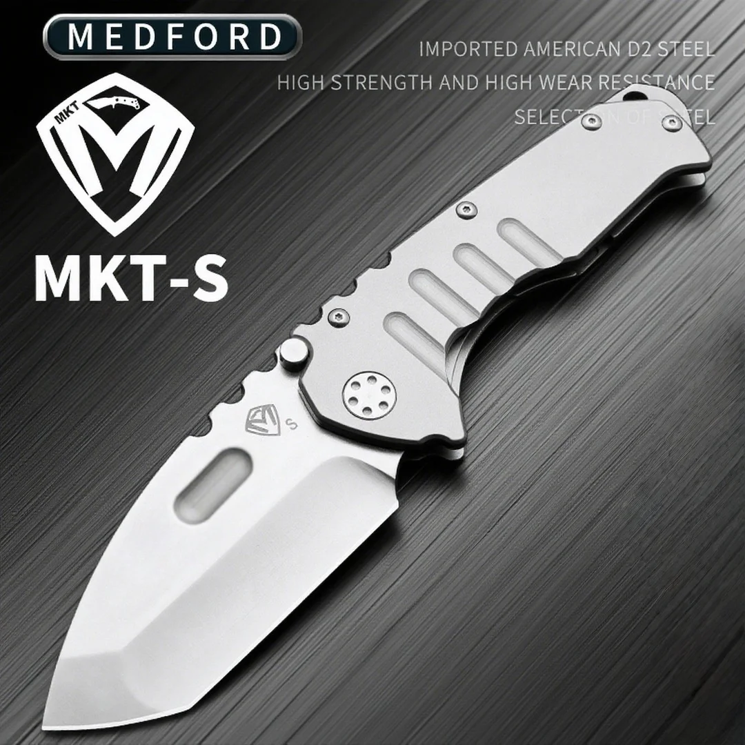 

Medford-d2 steel high-hardness heavy-duty folding knife, an emergency tool for camping and fishing in the wild, a sharp knife