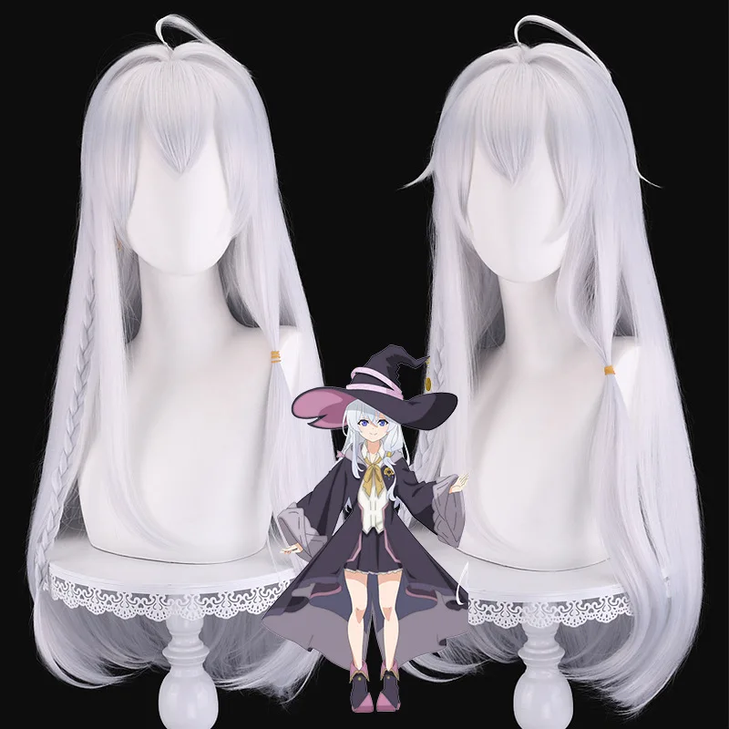 

Long Wavy Gradient Silver Synthetic Wig 65CM Heat Resistant Cosplay Party Costume Women Hairpiece Natural Hairline