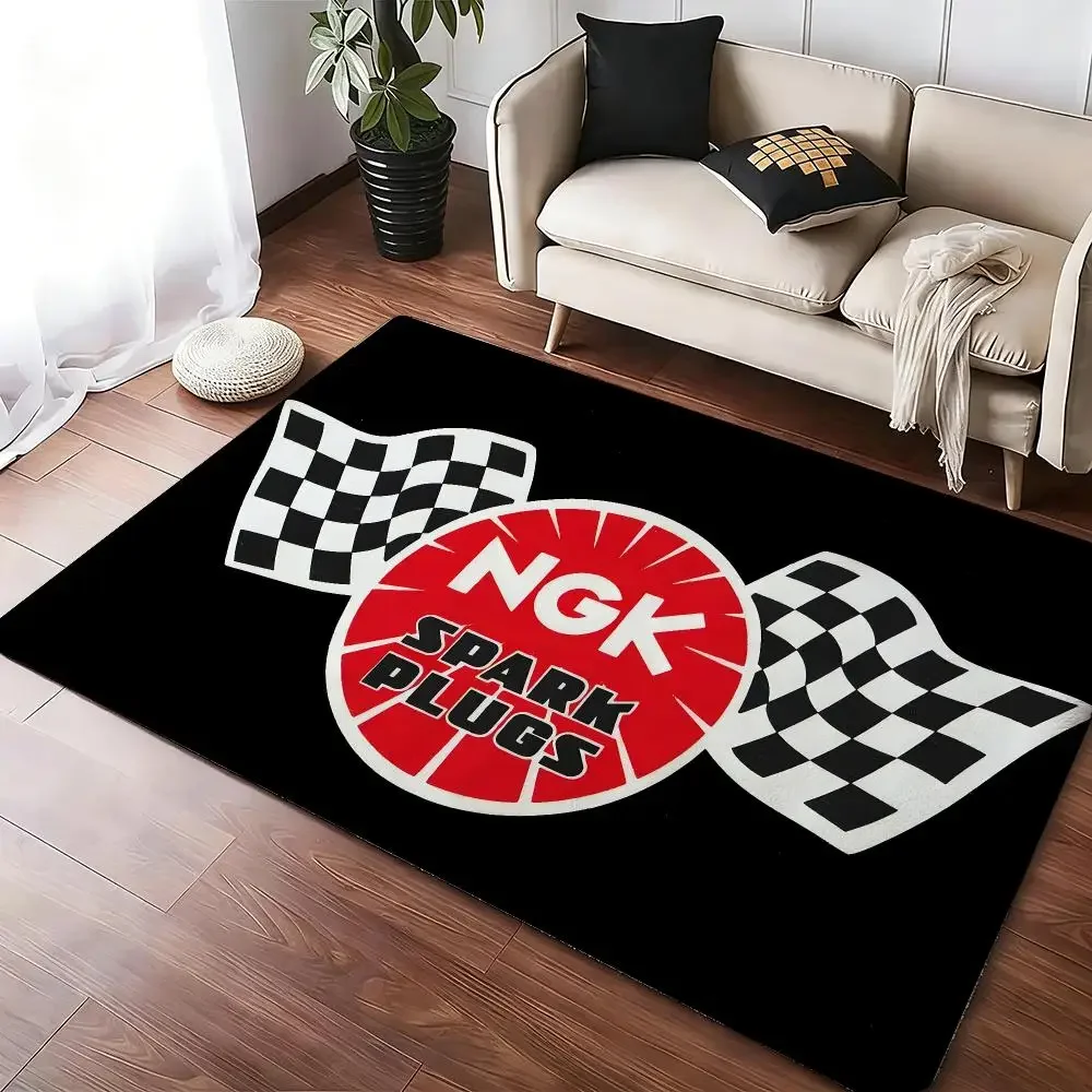 N-G-Ks Auto Parts Floor Mat Soft Thickened Absorbent Non-Slip Bedroom Living Room Door Mat Home Decor Flannel Rugs