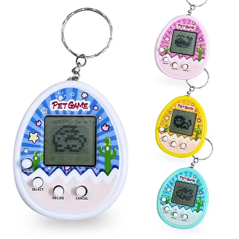 Petgame Electronic Pet Machine Handheld Pet Development Game Toy Children's Portable Pendant Nostalgic Retro Childhood Cute Toy