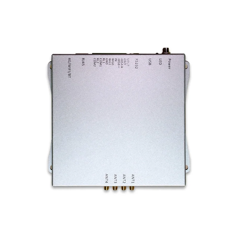 Impinj E710 chip RS232 GPIO USB RJ45 WiFi 4G POE Long Range 4 port uhf RFID Fixed Reader Support Multi-language Development