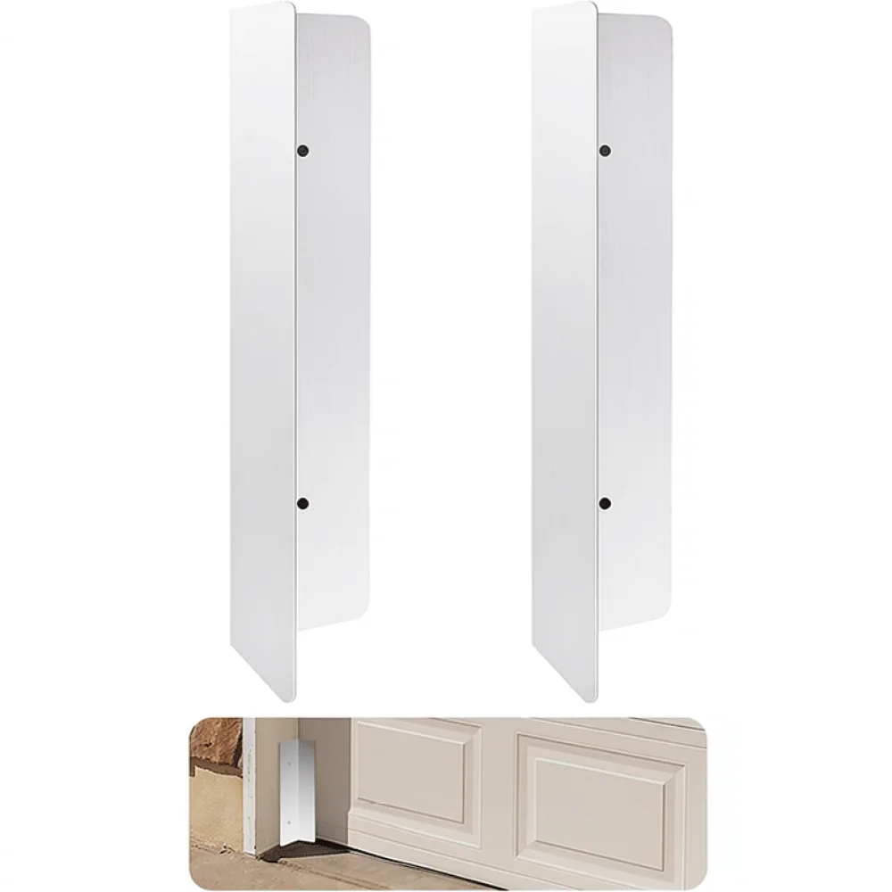 Stainless Steel Garage Door Seal Guard Anti Rat Barrier Plate For Standard Door Hardware Modern Security Protection Tool