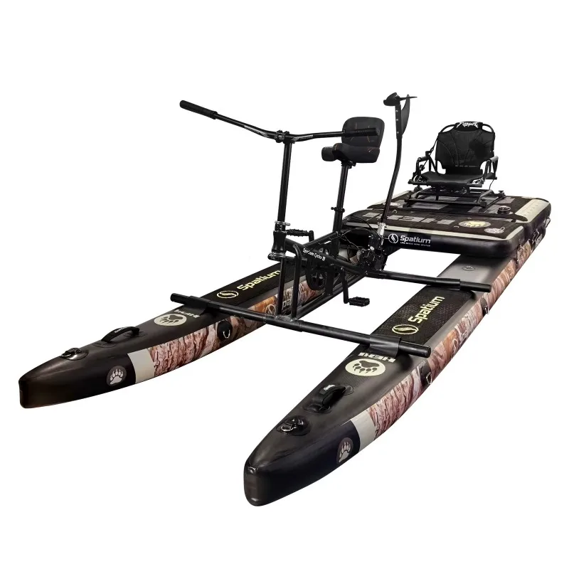 Inflatable Design For Easy Storage Water Bike With Rotatable Seats Inflatable Fishing Water Bike For Fishing Enthusiast