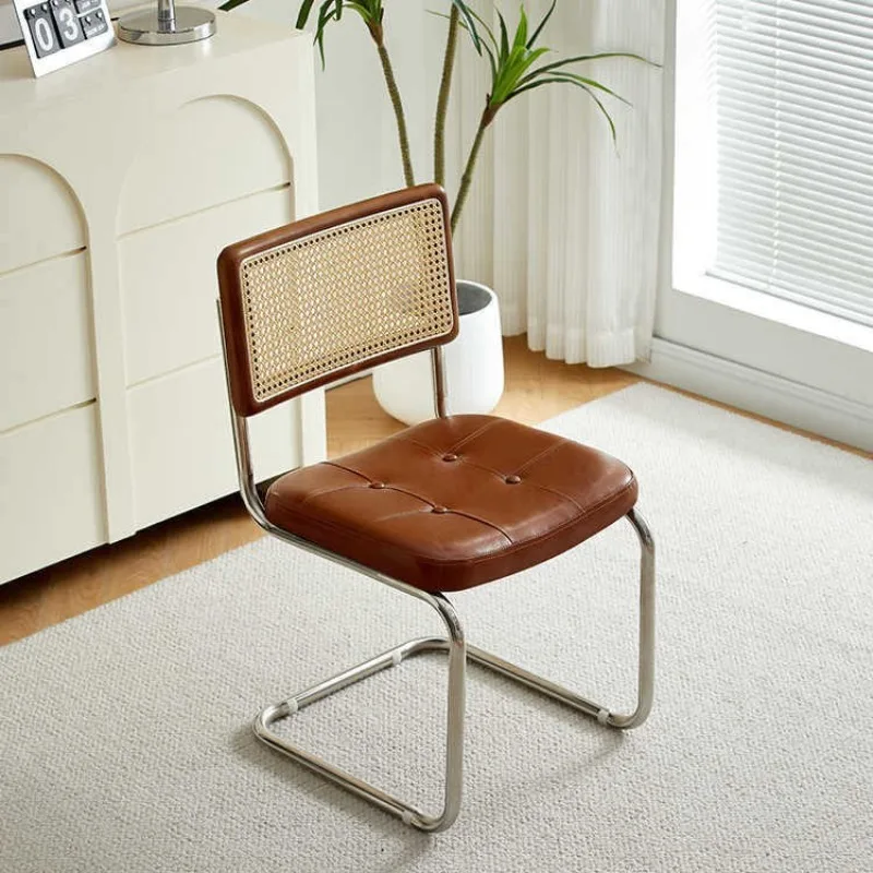 Nordic dining chairs, homestays, retro style designers, rattan weaving Internet celebrity cafes, medieval leisure