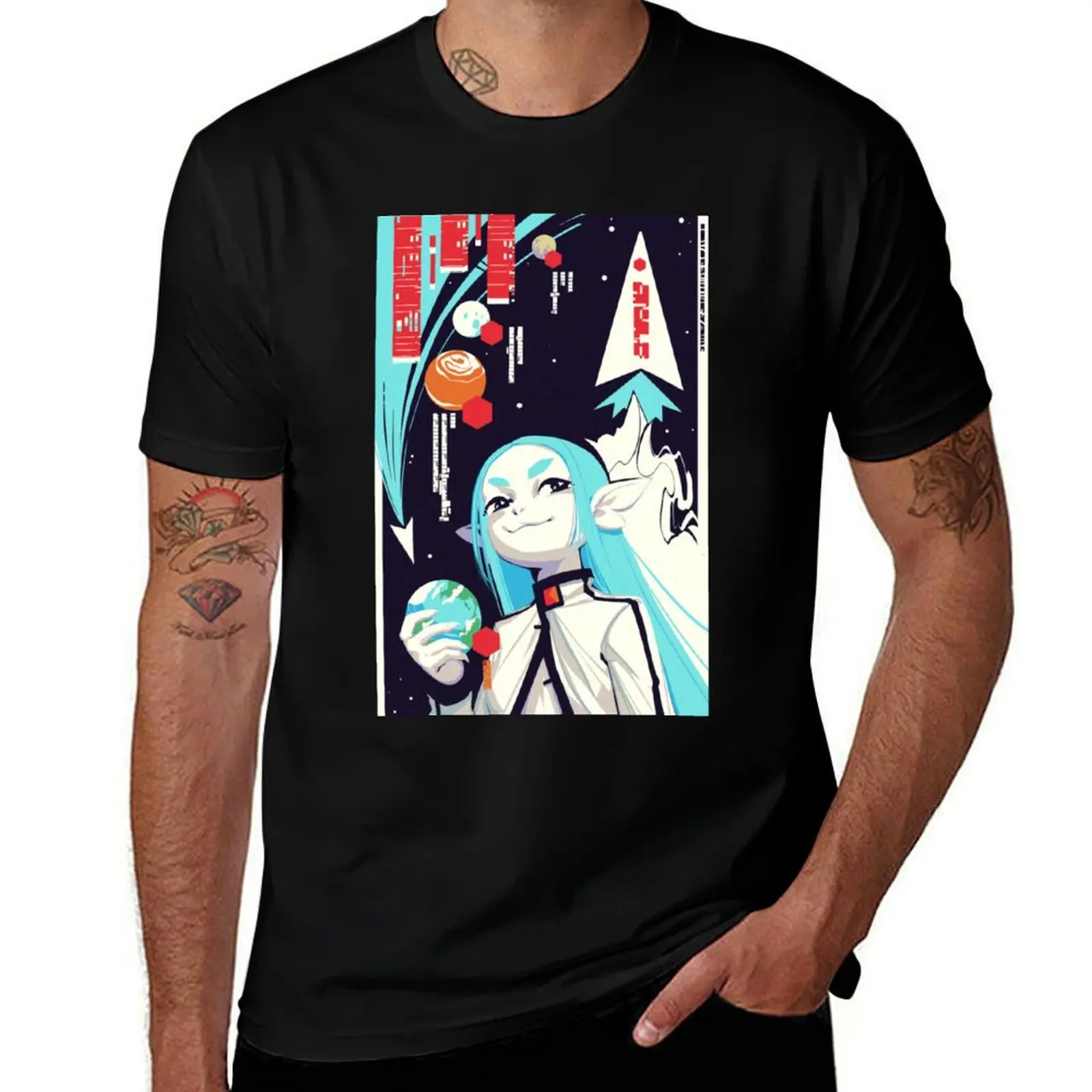 Into The Void Poster T-Shirt Casual Work Wear T-Shirt