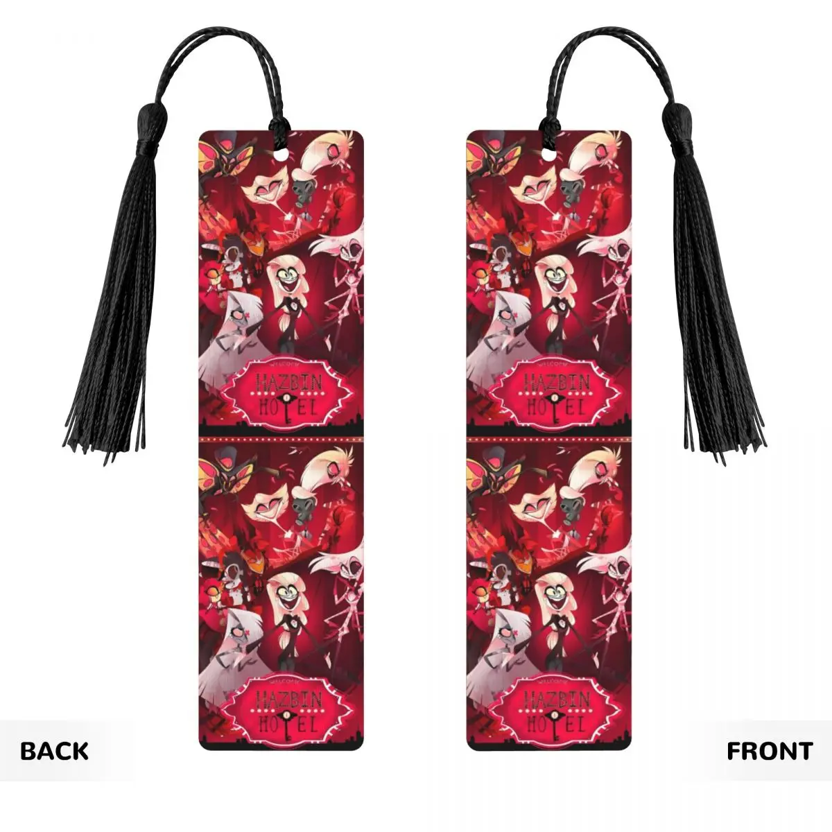 Custom Hazbins Hotels Retro Design Bookmark Gifts for Back To School Musical Comedy Book Mark for Teacher Office School Supplies