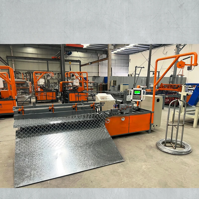 New XDM Automatic Chain Link Fence Making Machine With Pump Motor PLC Easy To Operate For Manufacturing Plants And Farms