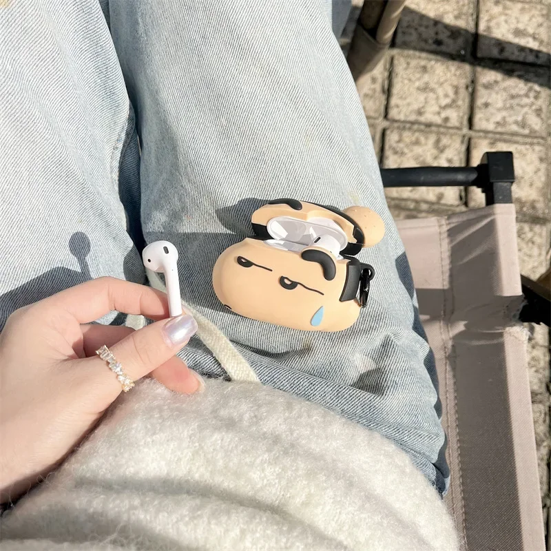 카툰 보이 실리콘 케이스, 에어팟 4 에어팟 1 2 3 프로 프로 프로 2 용, 블루투스 이어버드 충전 박스, 보호 이어폰 케이스 커버