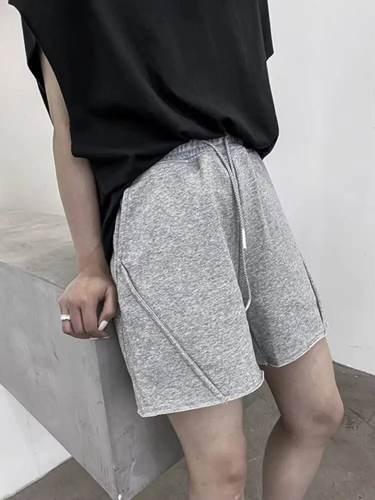 ผู้หญิงกีฬากางเกงขาสั้นกางเกงขาสั้นฤดูร้อนใหม่คลาสสิกง่ายๆสบายๆแฟชั่น Trend ขนาดใหญ่ขนาด5นาทีกางเกง