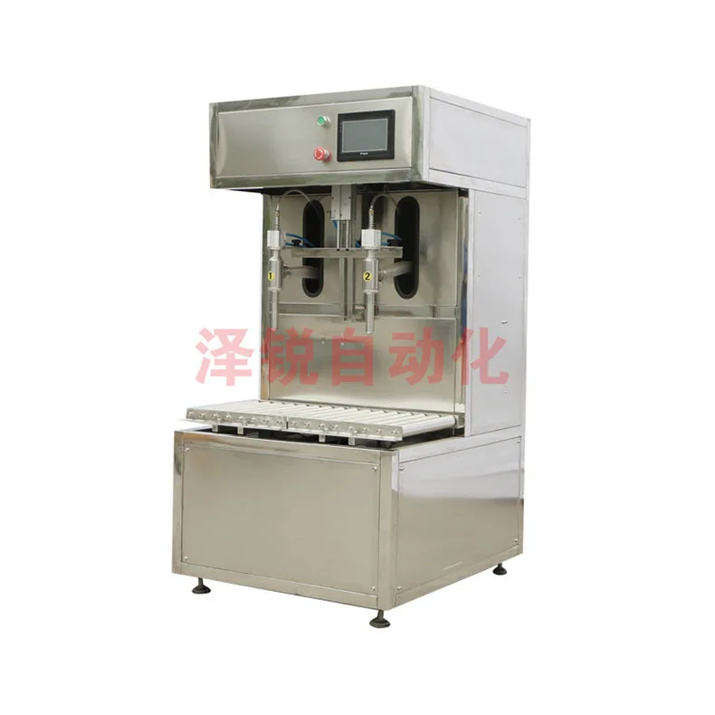 Zerui Customized Semi-automatic Plunger Filling Machine Laundry Detergent Edible Oil Filling Machine Small Filling Equipment
