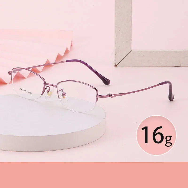 Fashion Women's Glasses Frame, Fashion Metal Alloy Glasses Frame Half Frame, Any Age Reduction, Glasses Bijziendheid Bril Heren