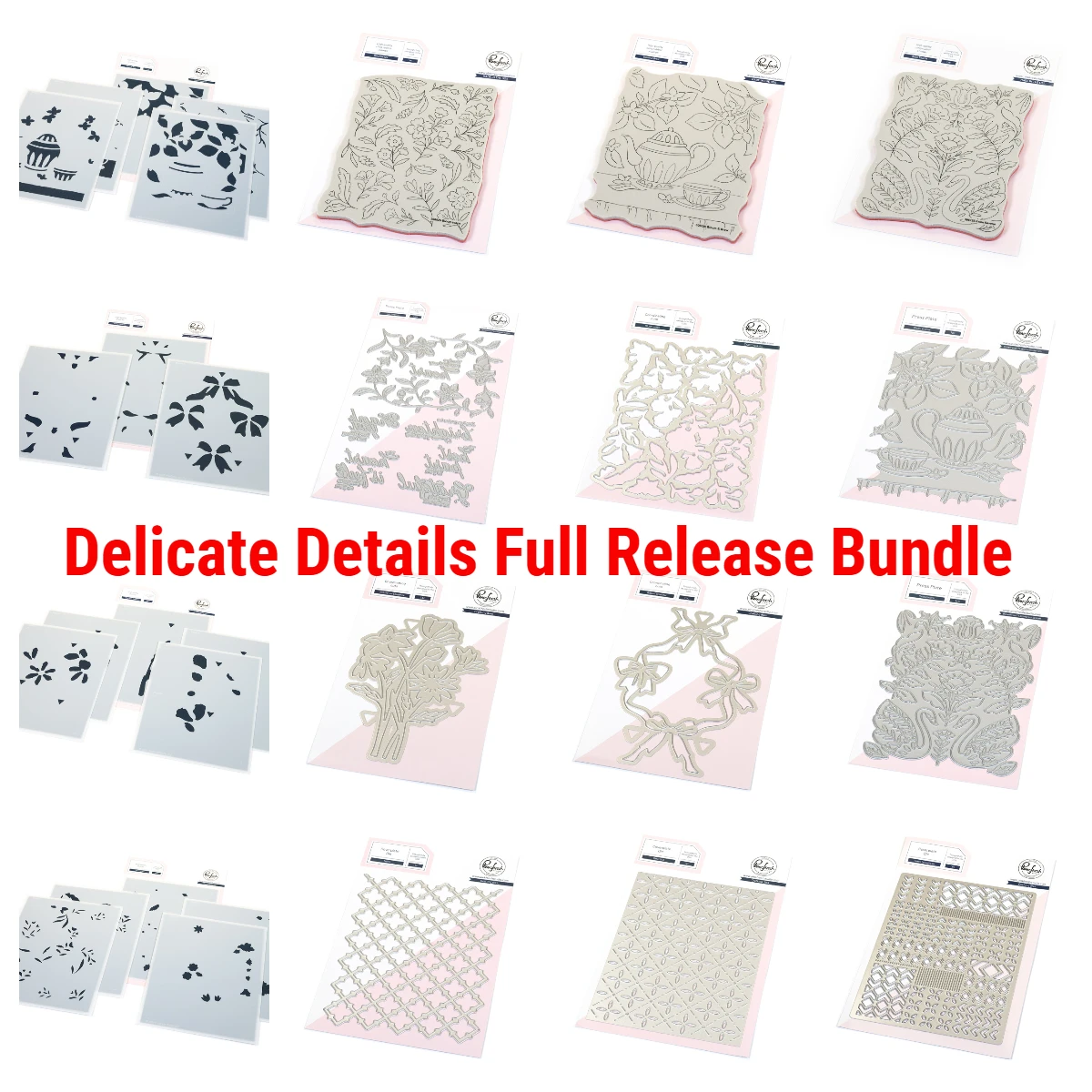 

Bloom & Brew Blocks Coverplate Die and Hot Foil Plates New Metal Cutting Dies Stamps Stencil DIY Making Greeting Card Decoration