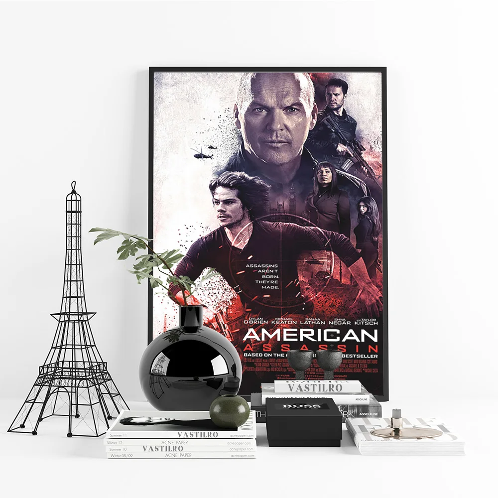 American Assassin Action Thriller Film Art Print Poster Movie Wall Picture Modern Canvas Painting Decor