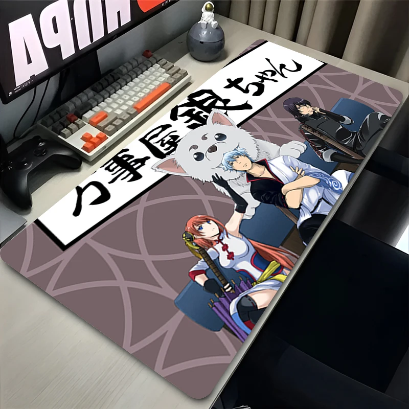 Mousepad Gaming Accessories Alfombrilla Computer Mouse Mat G-Gintamas Sports Gamer Desk Mat Cool Keyboard Pad Anime Mouse Pad