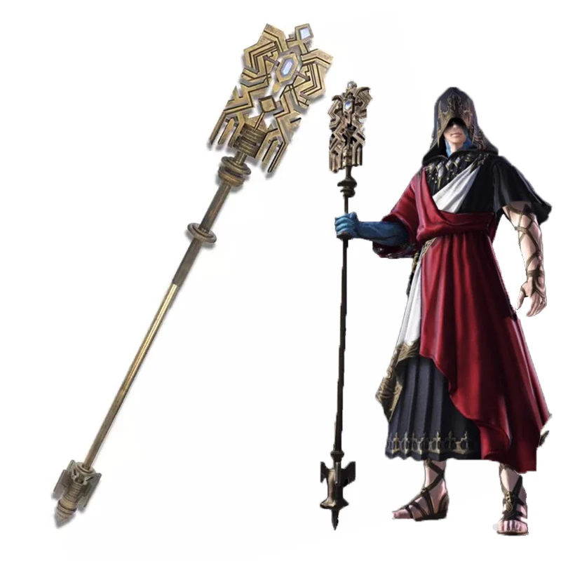 

170CM Final Fantasy XIV FF14 Crystal Exarch Staff Hammer Weapon Halloween Carnival Cosplay Party Props Accessories Game Fans