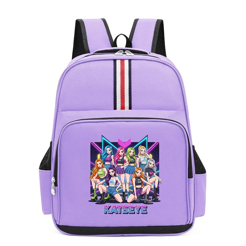新しいキャッツアイ美しいカオスバックパック学生面白い漫画スクールバッグ大容量アウトドアデイパック男の子女の子バックパック