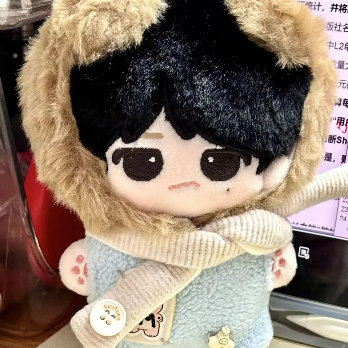 10cm MINGYU SEVENTEEN Choi Idol Plush Doll Cute Kpop Cotton Plushie Dolls Collectible Keychain Stuffed Room Decor Toy Girls Gift