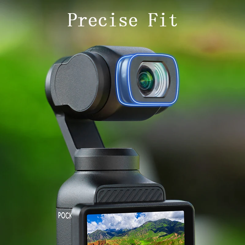 Широкоугольный фильтр для DJI Pocket 3, получите больше сцены, карданный ручной широкоугольный фильтр для объектива камеры DJI Pocket 3, аксессуары