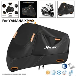 Waterproof Motorcycle Cover For YAMAHA XMAX X-MAX 125 250 300 400 Outdoor Protection Against Rain Dust Debris Weather 210D