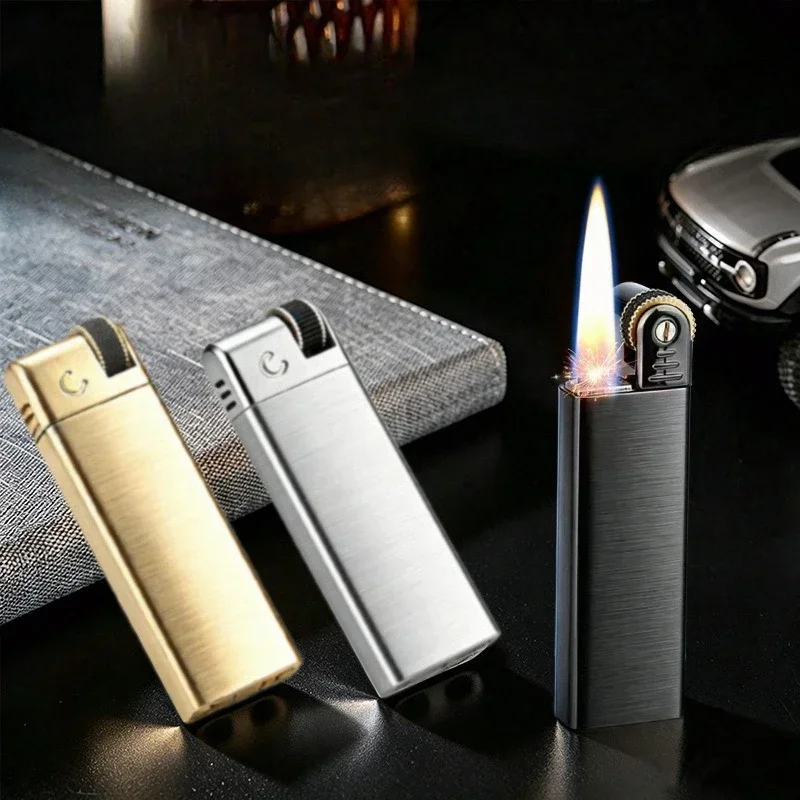 Retro Old-fashioned Lamp oil Lighter Personality Creative Portable Trendy Grinding Wheel Ignition Lighter 2026 Bestseller