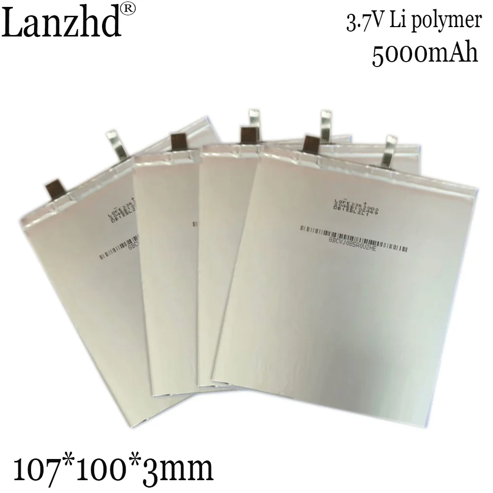 1-10pcs 3.7V 5000mAh lithium polymer battery 30100107 30100105 32100106 For vi8 mobile power DIY tablet computer 27103107