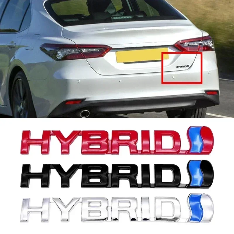

1pcs Car 3D Metal HYBRID Emblem Stickers Auto Body Trunk Styling Decor Decal Accessories
