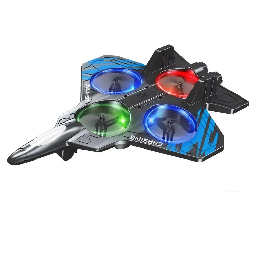 EPP Foam Remote Control Foam Fighter Rechargeable Gravity Sensing Four Motor Helicopter Durable with Light RC Hobby Jet Plane