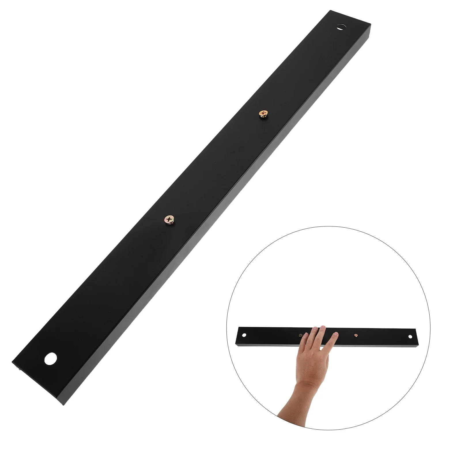 مستطيلة متعددة رئيس قلادة مصباح المظلة ضوء السقف قاعدة غطاء معدني أسود لوحة لغرفة الطعام تركيبة إضاءة