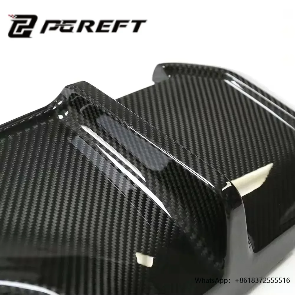 

X PG For G80 M3 Pure Dry Carbon Fiber Rear Bumper Diffuser Lip With Heat Shield For G80 M3 G82 M4 2021-2022 Automotive Spoil