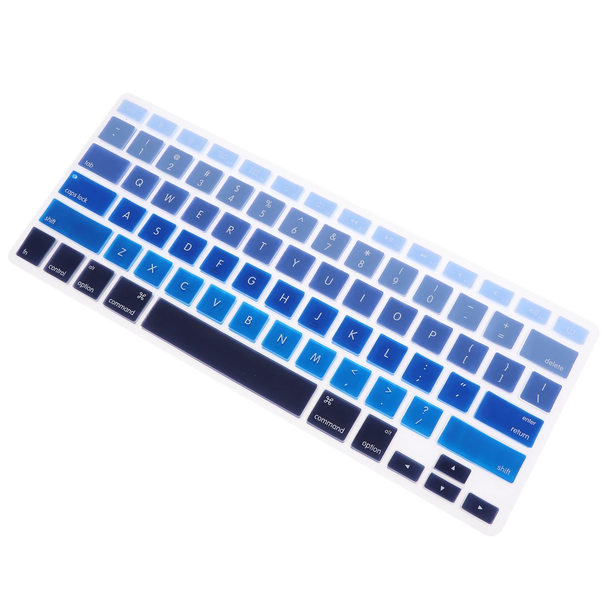 

2pcs Keyboard Cover Durable Keyboard Film Fashion Keyboard Protector Compatible for Pro Air A1466 A1466 A1502 (Blue)