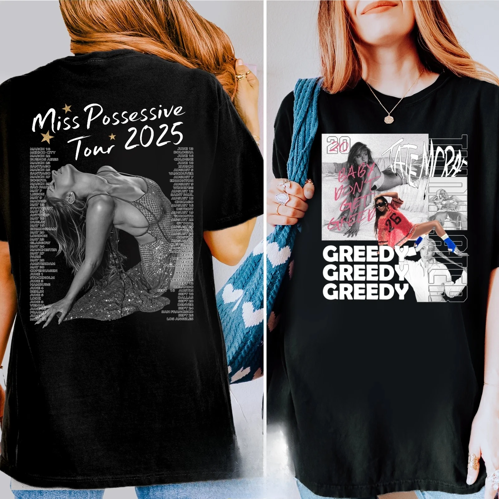 

Футболка T8 Tate McRae Fan Vintage Concert Tee Pop Star Merch Unisex Tour Tee Высококачественная роскошная футболка для мужчин и женщин Топ Y2k