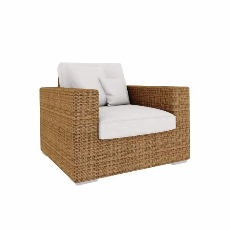 

Single sofa with cushions