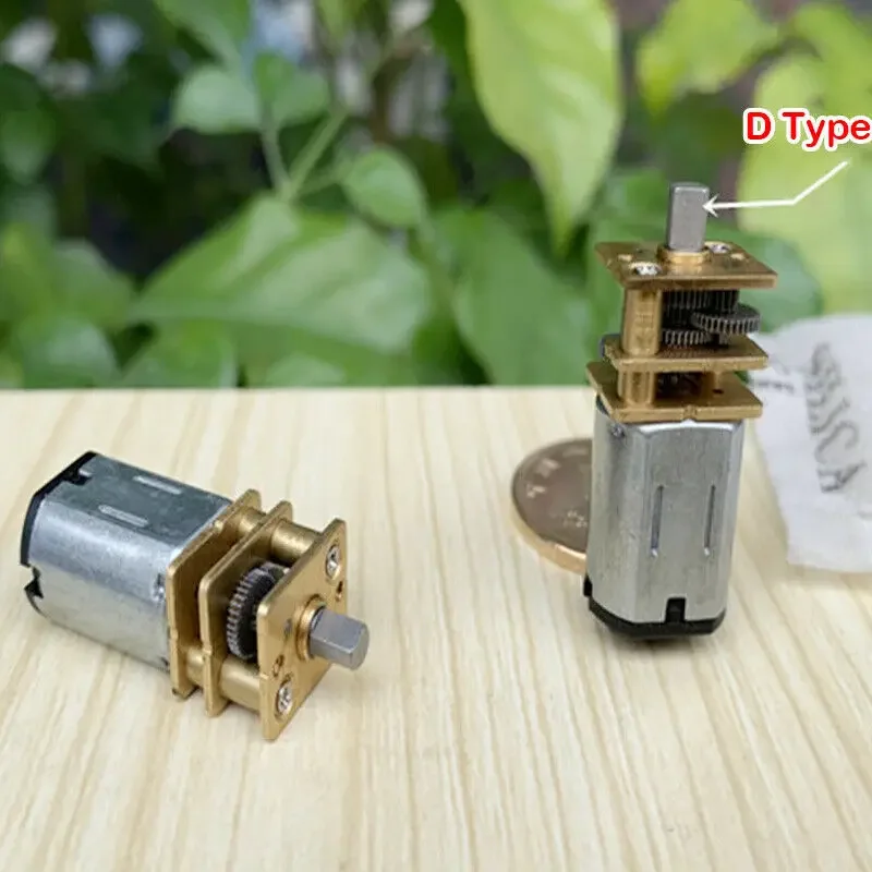 Micro GA12-N20 Reducer Motor DC1.5V-5V 188RPM  Slow Speed DIY Machine Intelligent Car Electronic Door Lock All Metal Gear Box