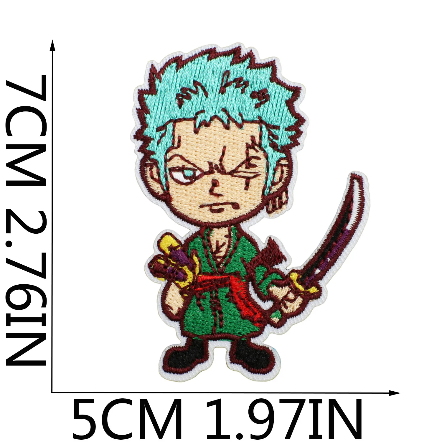 Neue One Piece Stickerei-Aufnäher Kawaii Anime-Figur Luffy für Kleidung Aufkleber für Jacke Cartoon-Dekor Hosen Tasche Kleidung Patch – Detail 22