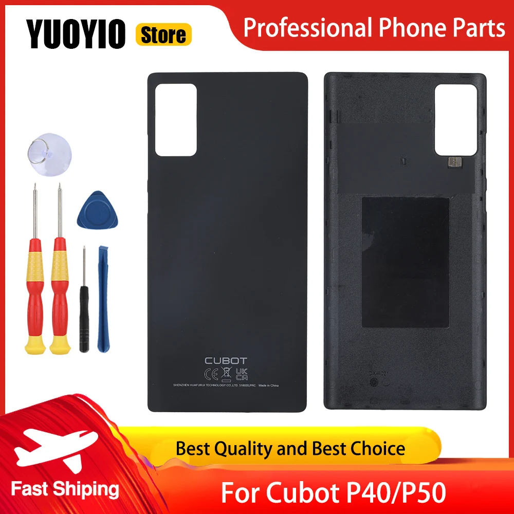 Battery Case Protective Battery Case Back Cover For Cubot P40 Cubot P50 Smart Phone 3M Adhesive Replacement Parts