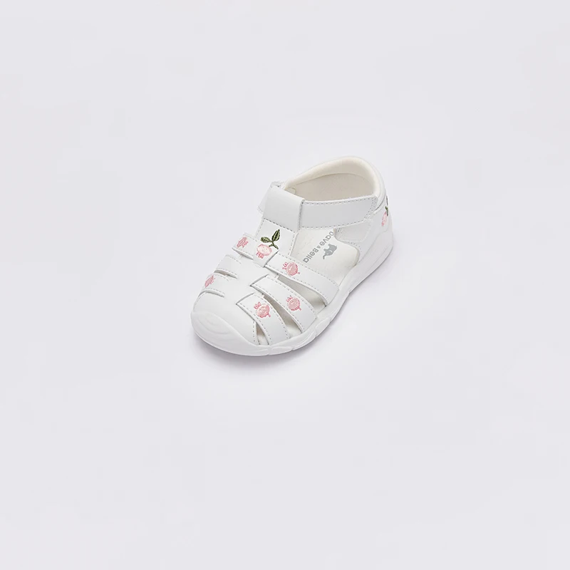 Dave Bella Infant Baby Shoes Baby Boy Girl Shoes Summer Sandal Flower Soft Rubber Sole Flats Shoes First Walker DB2241270