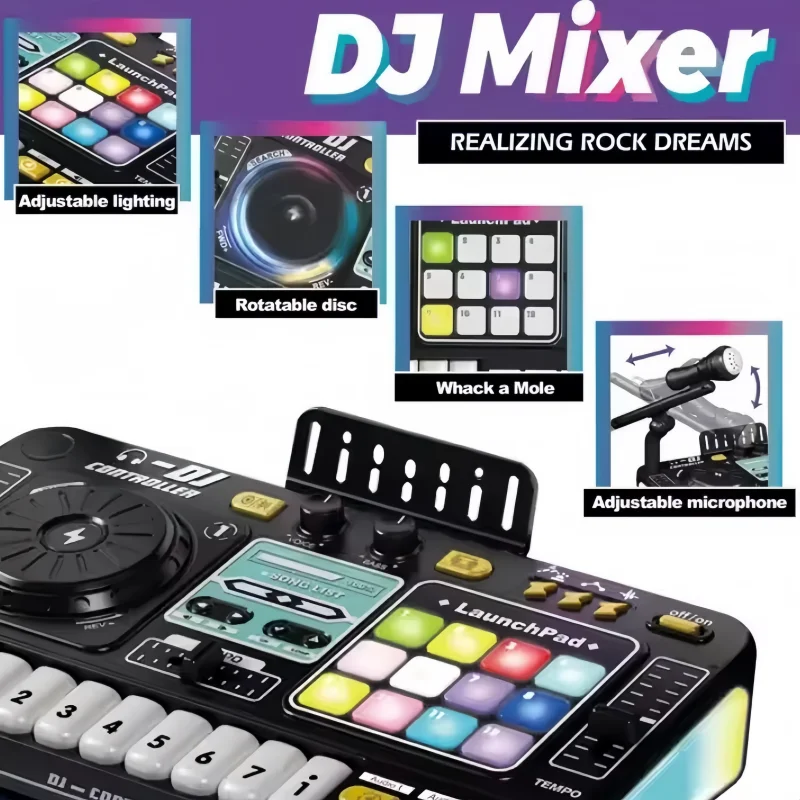 Simulation DJ Mixer Controller - Kids Toys Bd 评论和价格