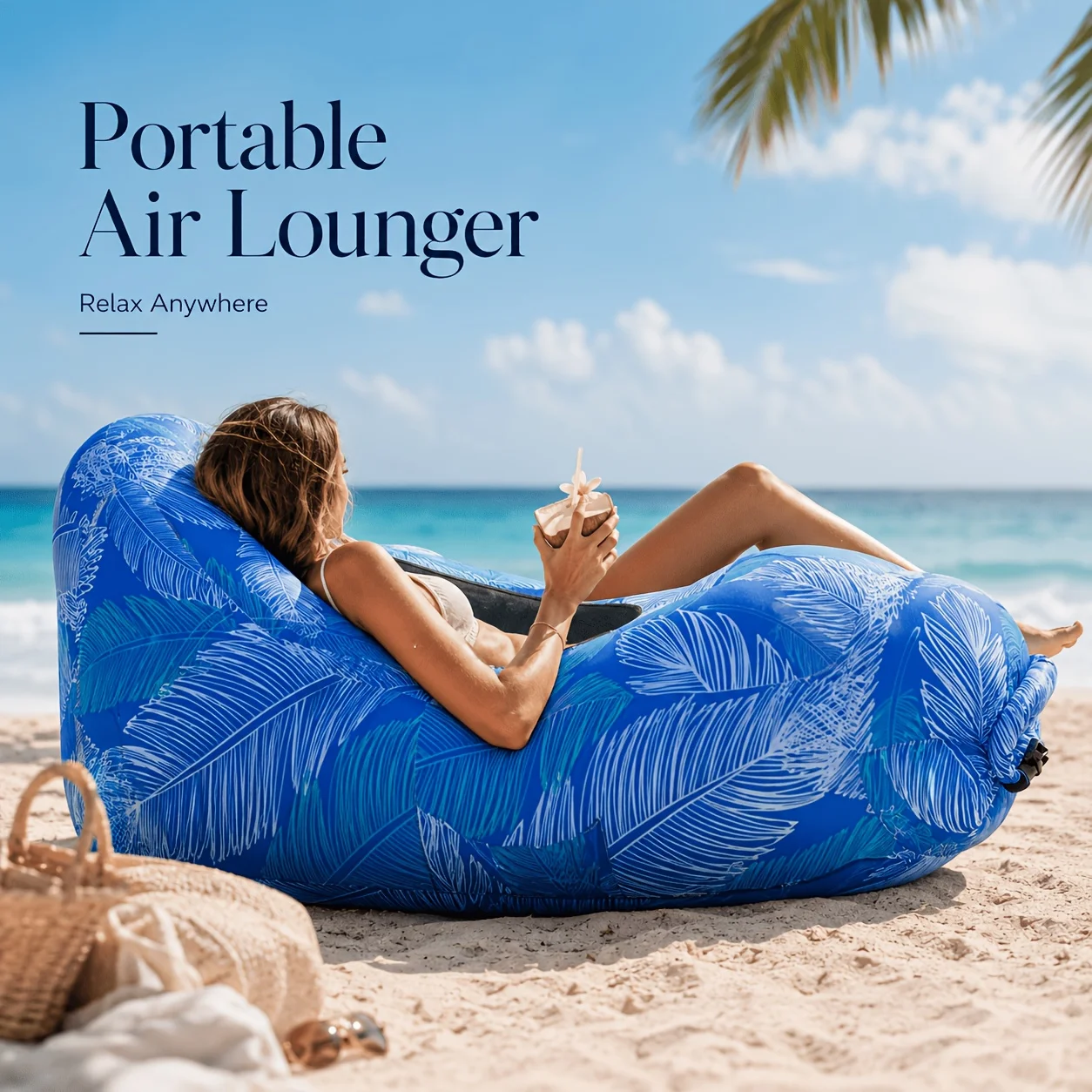 Tragbarer Luft-Lounger, aufbla – Outdoor Camping Couch Bewertung und Preis
