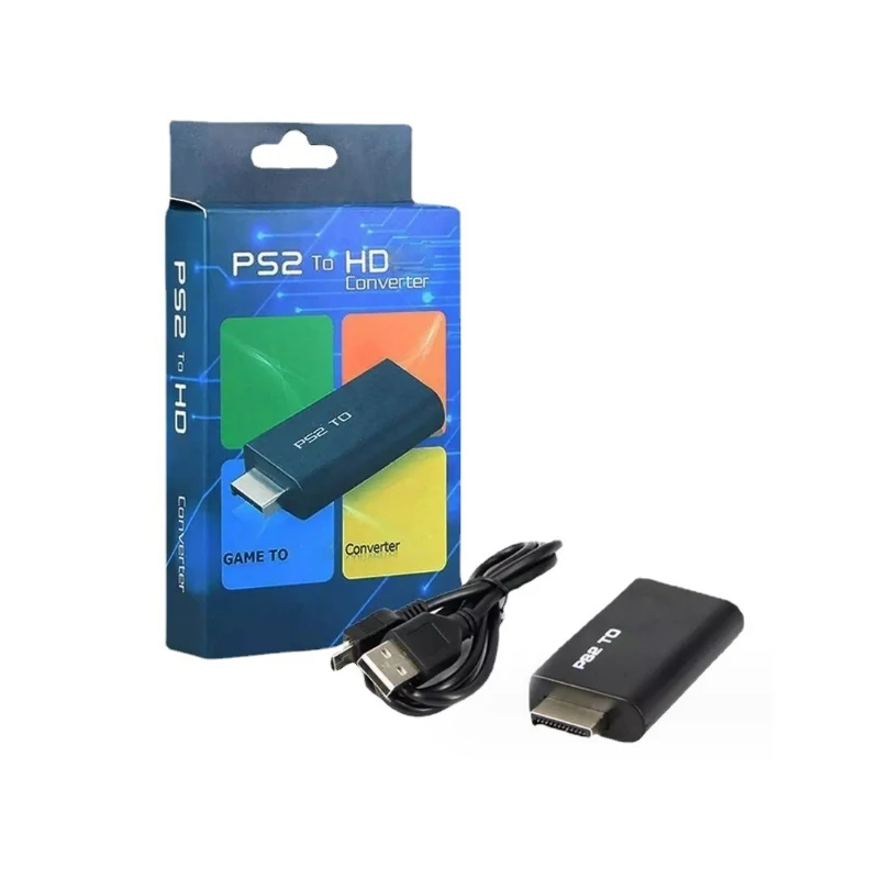 

For PS2 To HD-Compatible Audio Video Converter Game Console To HDTV Adapter