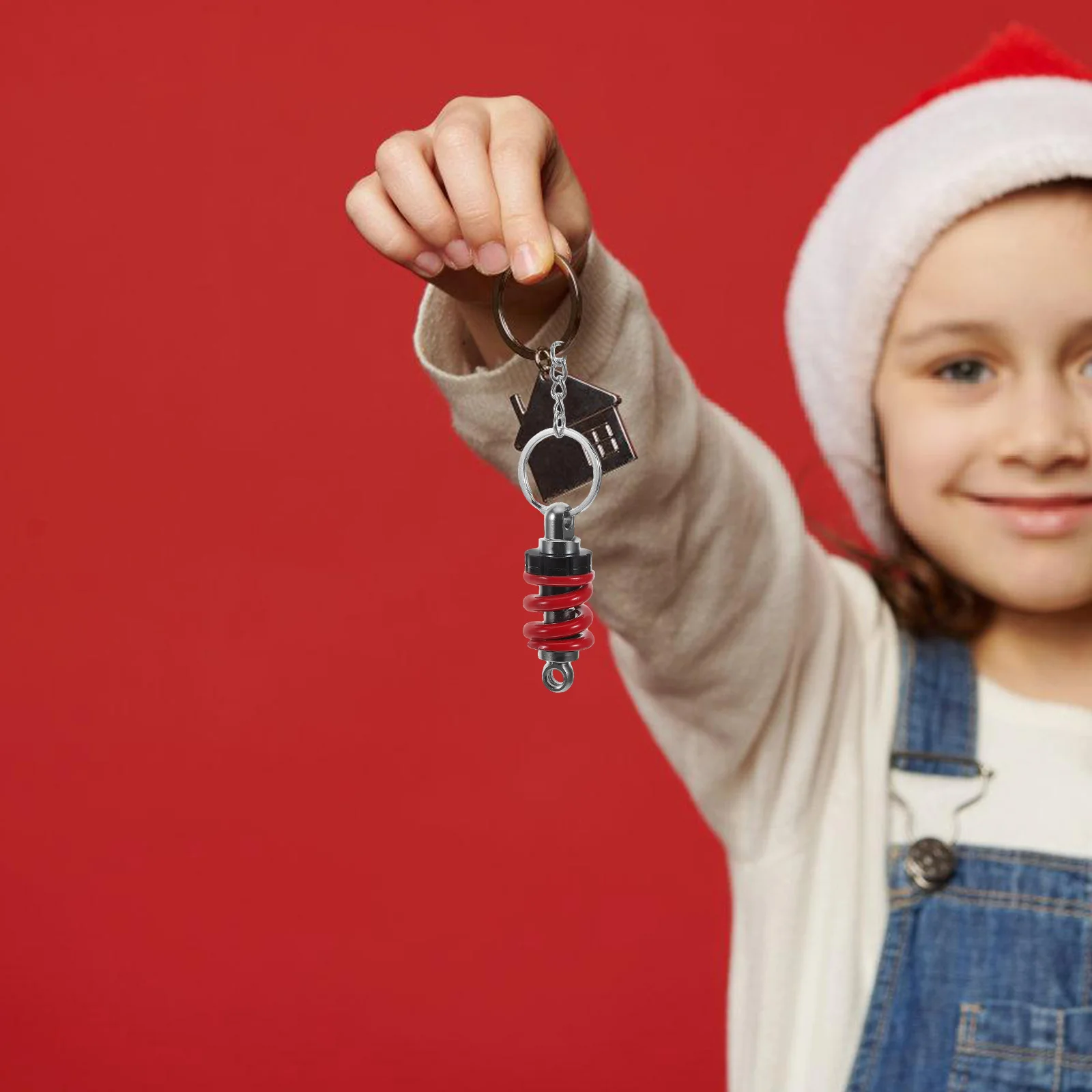 오토바이 키체인 진동 방지 충격 흡수 펜던트 남성 오토바이 애호가를 위한 정교한 키링 휴대용 키체인