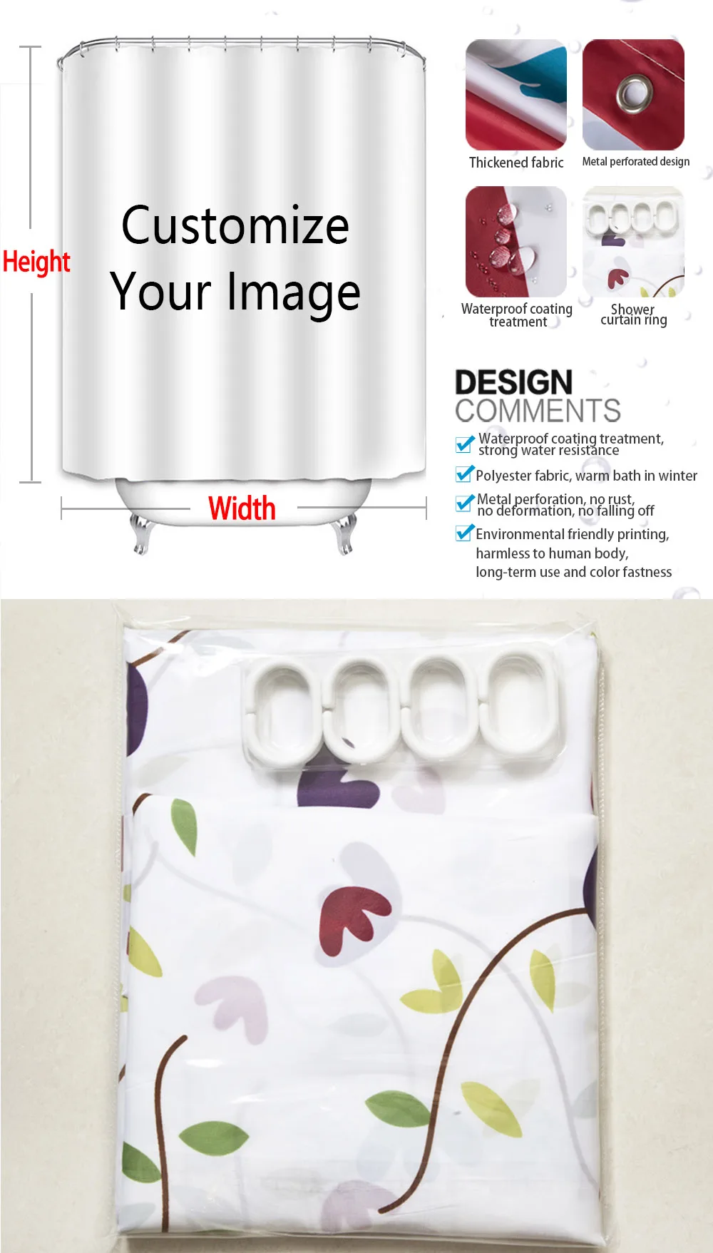 1pc Black Cat  Shower Curtain Sunflower Retro Cartoon Cat Design Polyester Fabric Bathroom Decor Set with 12 Hooks