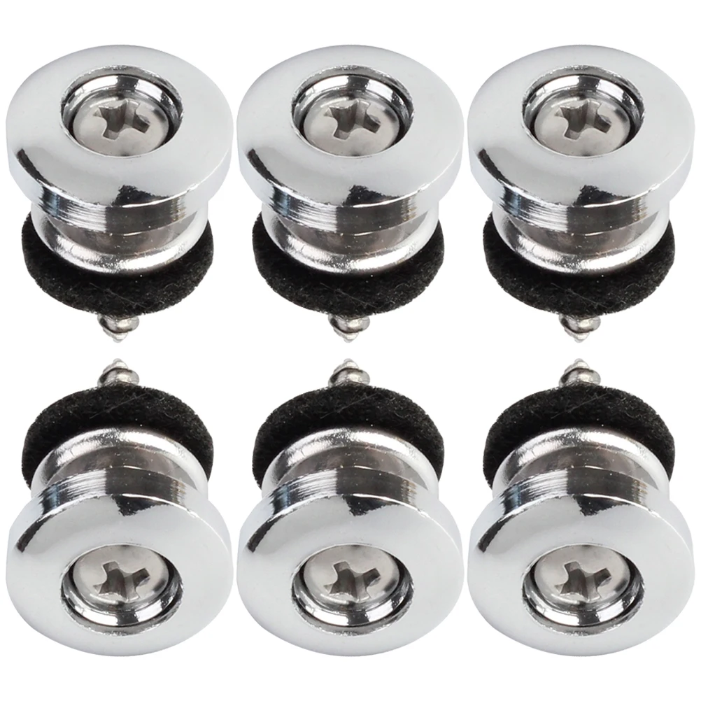 

Guitar Strap Button Acoustic Locks Electric Non-slip Locking Round Head Buckle Straps Bottons