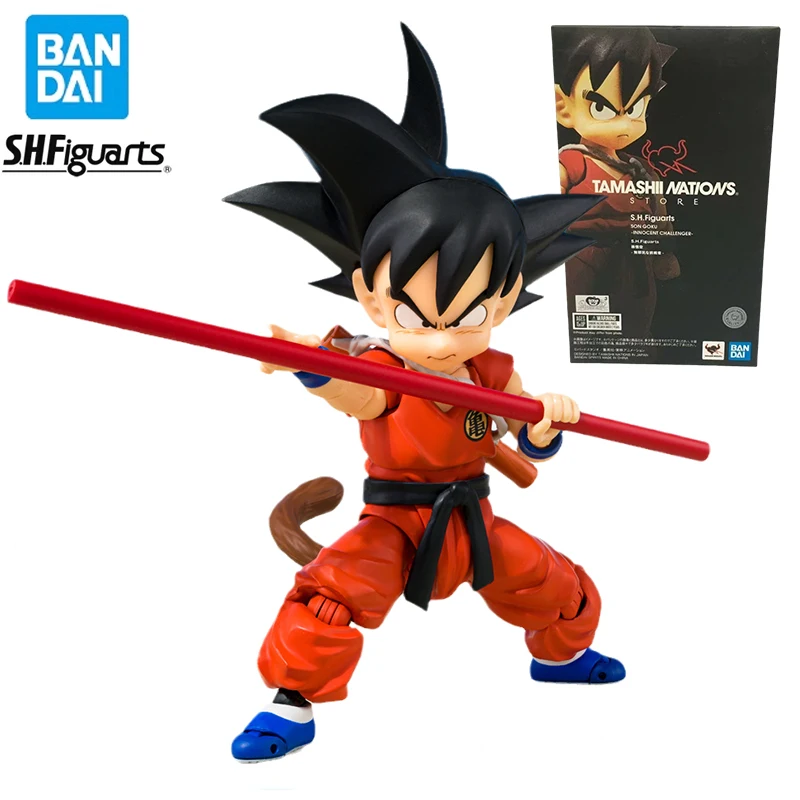 [In stock] Bandai S.H. Figuarts SHF TNST Limited Dragon Ball Son Goku Junior Innocence Anime Dolls Model Toys Ornaments