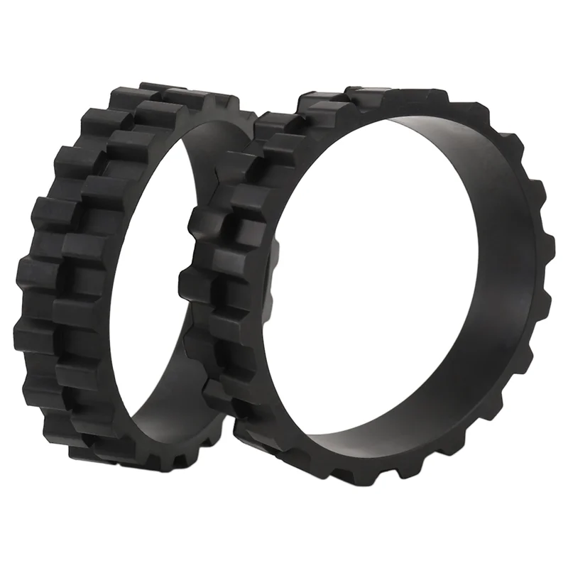 【استيقاظ】قطعتان من قطع غيار المطاط لإطارات العجلات لسلسلة Xiaomi Mijia 1C/2C/3C S5/T6/T7 عجلات المكنسة الكهربائية الروبوتية A