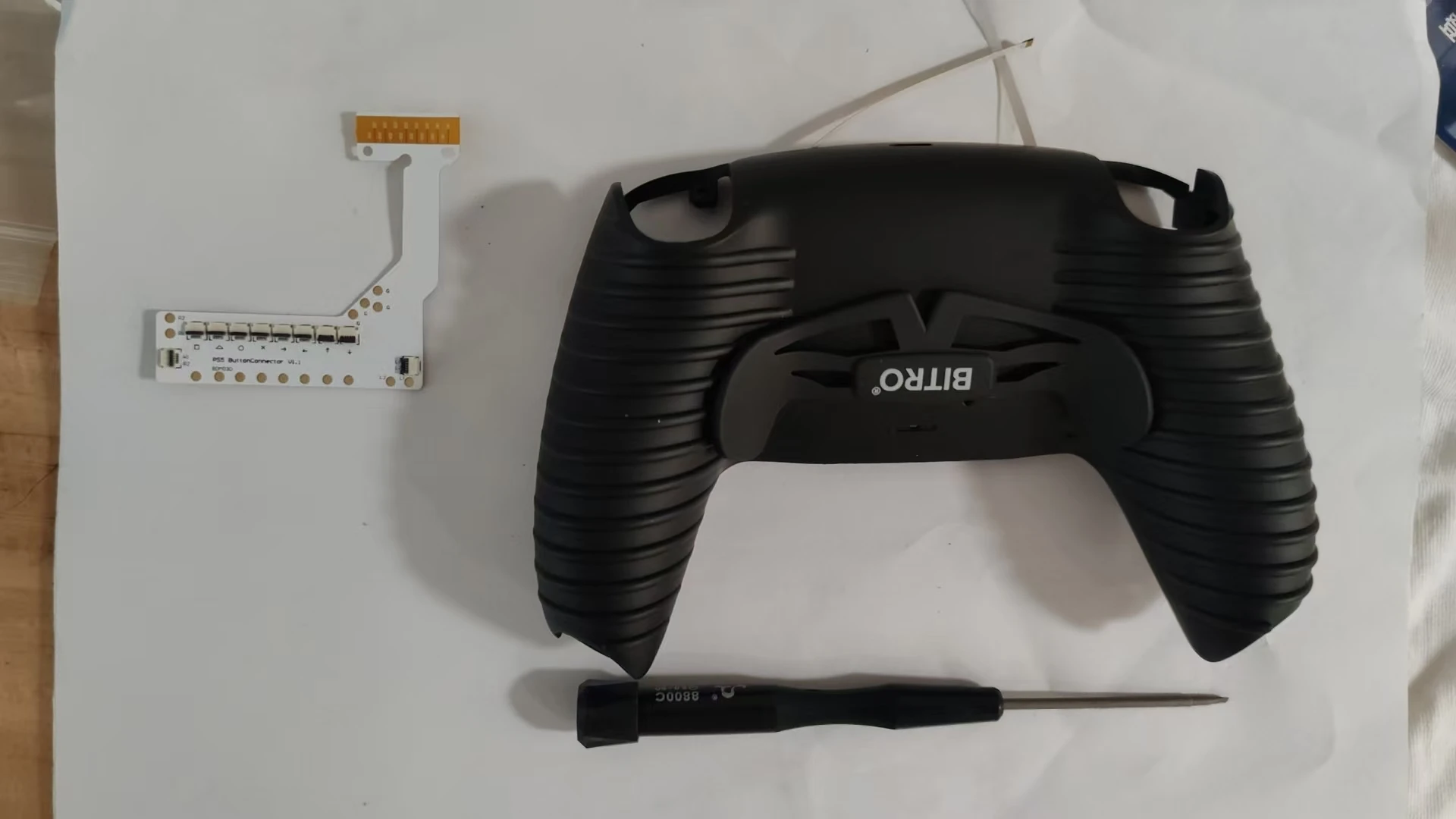 BITRO ® Configureer de PS5-controller ModKit V2-peddel inclusief peddel en backshell en remapper