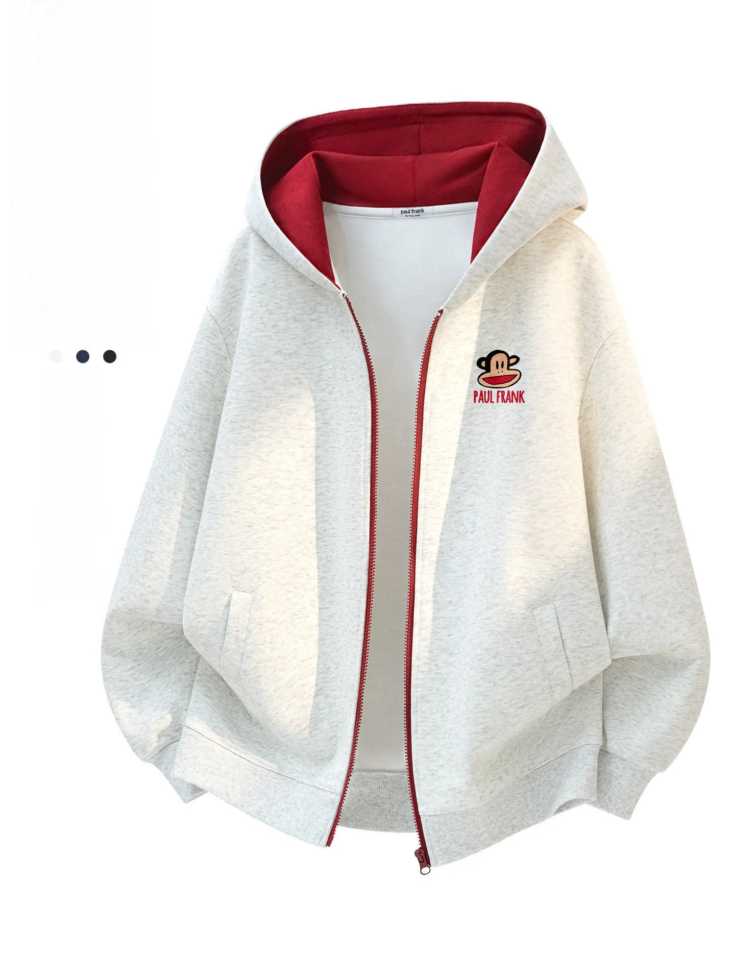 

Мужская толстовка на молнии Heavyweight с американским цветным принтом и изображением обезьяны, весенняя, повседневная, удобная, дышащая, из ткани с эффектом потертости.