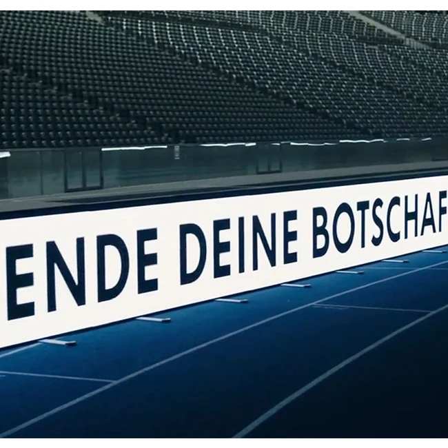 Waterproof P6.67 P8 P10 LED Display Perimeter Video Screen Advertising Players for Stadium Posters Video Wall Around Banner