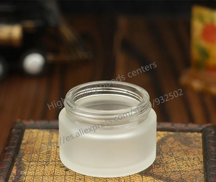 100pcs 30g Frosted Glass jars, 30ml Skin Care Cream bottles, 1 Fl Oz Glass Cosmetic Containers