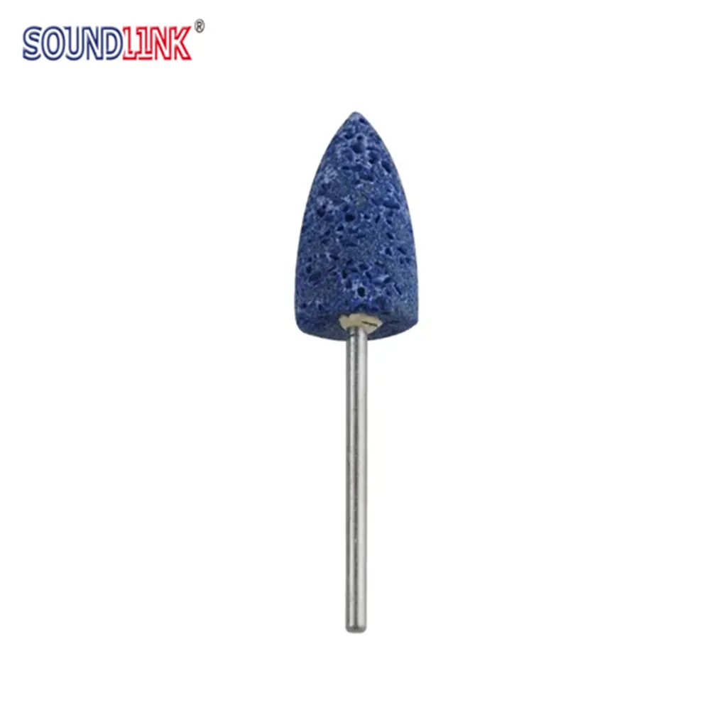 Soundlink Carbide Blue Soft Earmold Cutter for Soft Earmold Resin Grinding Finishing stone